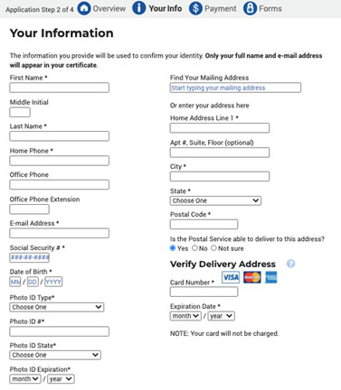 IdenTrust Apply