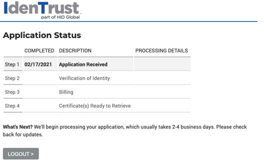 IdenTrust Apply