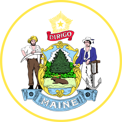 Maine notary seal