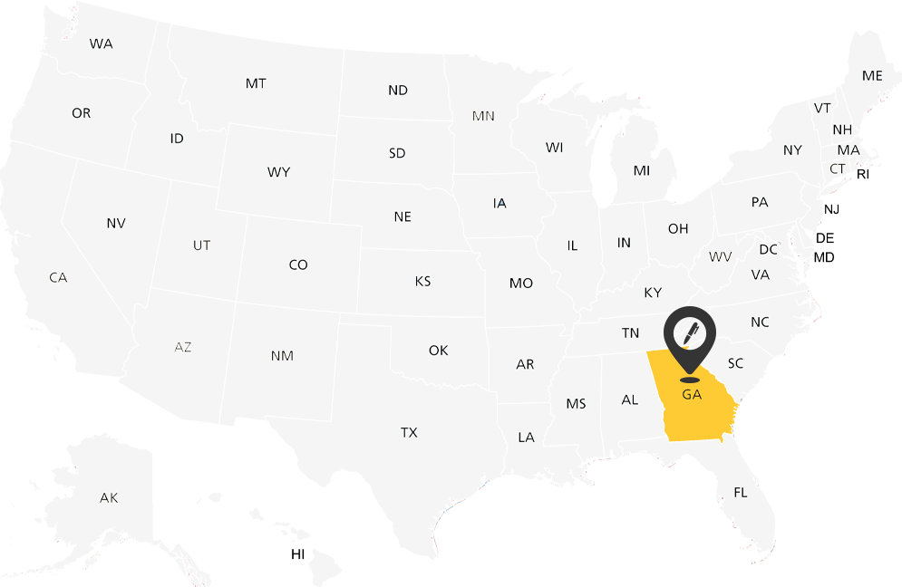 Georgia Notary Map