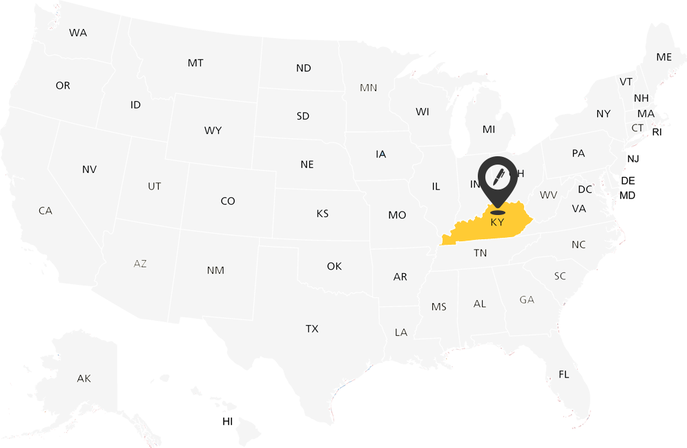 Kentucky Notary Map