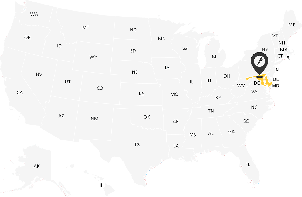 Maryland Notary Map