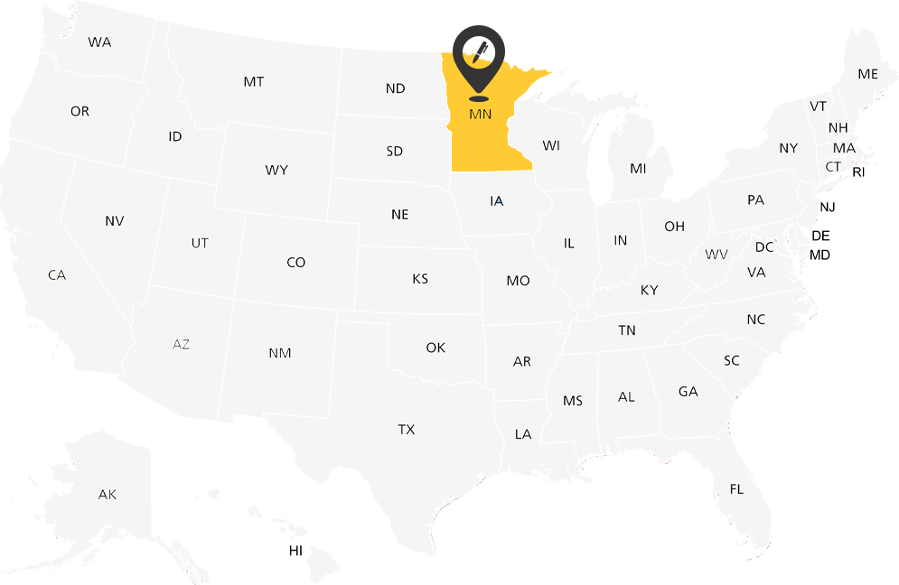 Minnesota Notary Map
