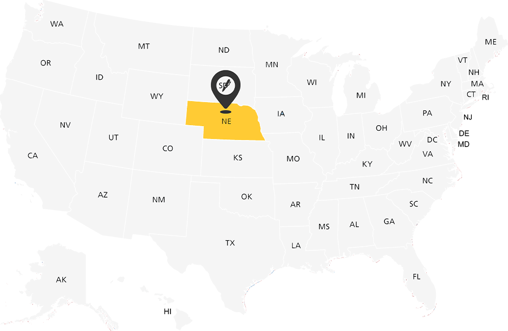 Nebraska Notary Map