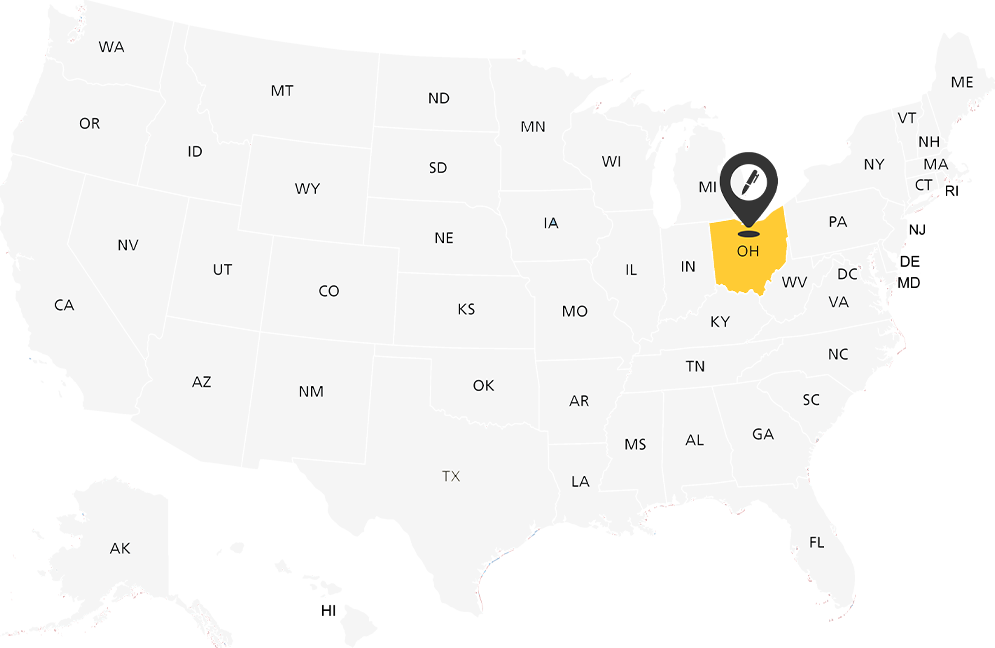 Ohio Notary Map