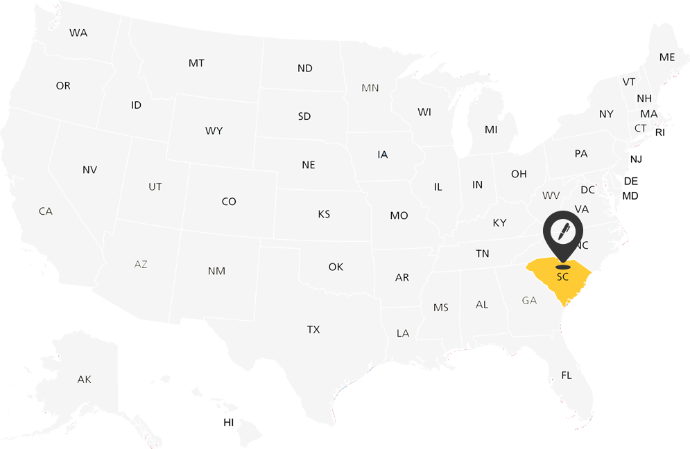South Carolina Notary Map
