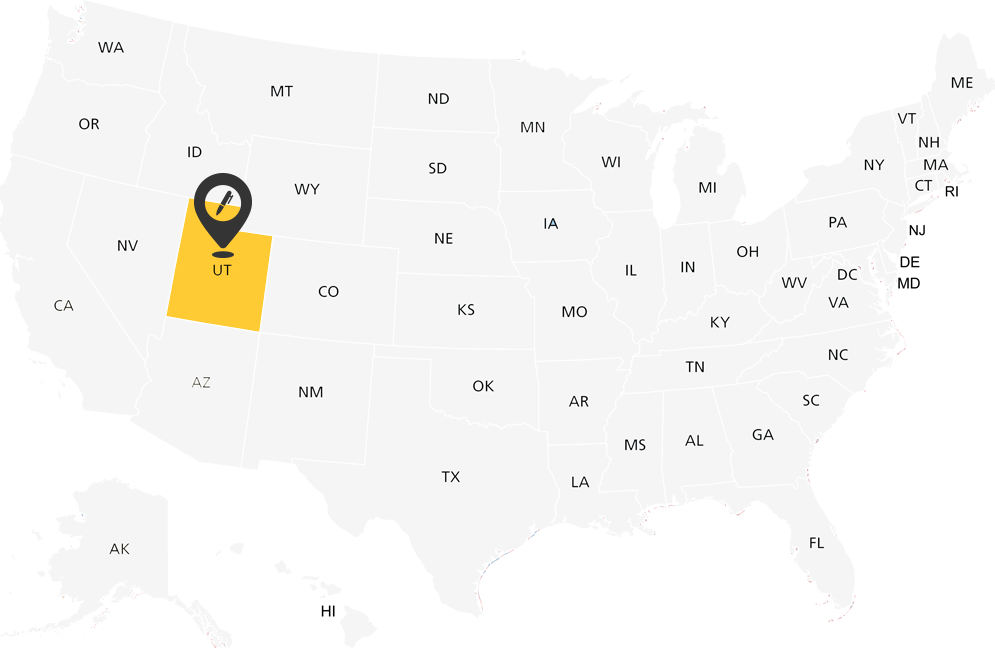 Utah Notary Map